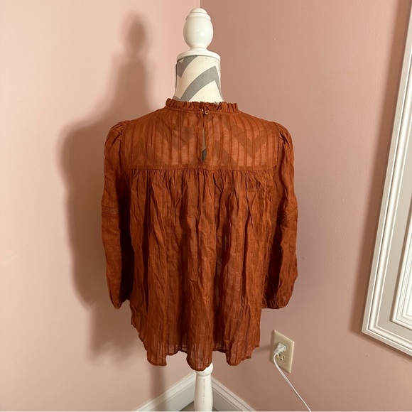 Universal Thread Orange Blouse - Picture 5 of 12